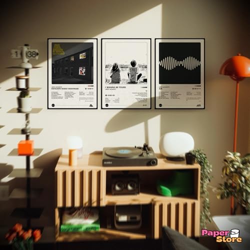 Image of Thepaper9store Pack of 8 - Arctic Monkeys Music Album Art Wall Posters (8.4 x 12 Inch) Adhesive Tape Included | Aesthetic Wall Decor for Bedroom, Living Room, Office