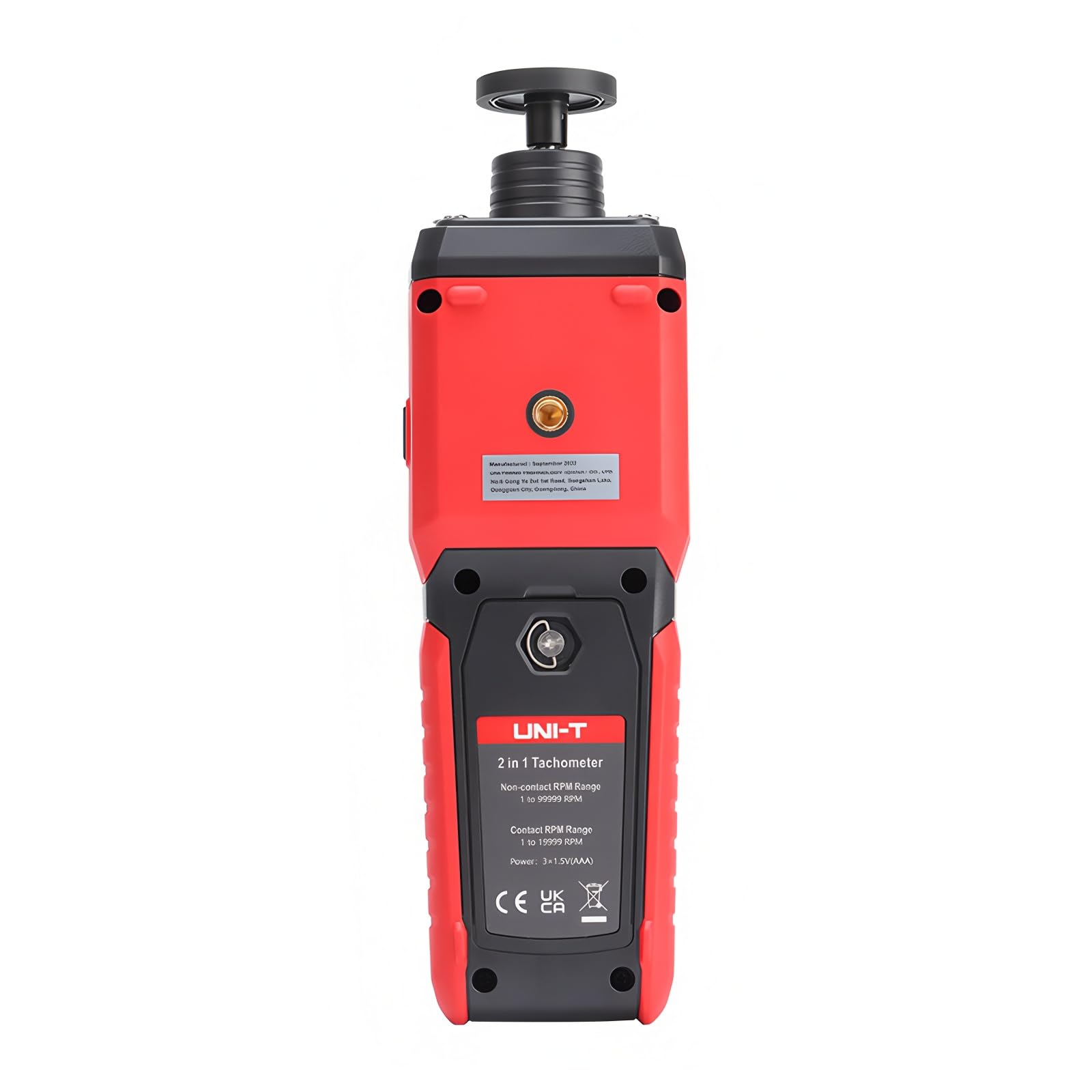 UNI-T Uni-trend UT372D Drehzahlmesser Digitaler U/min-Messer 2 in 1 Laser berührungslos & berührend Drehzahlmesser Professioneller Messgerät für Drehzahl