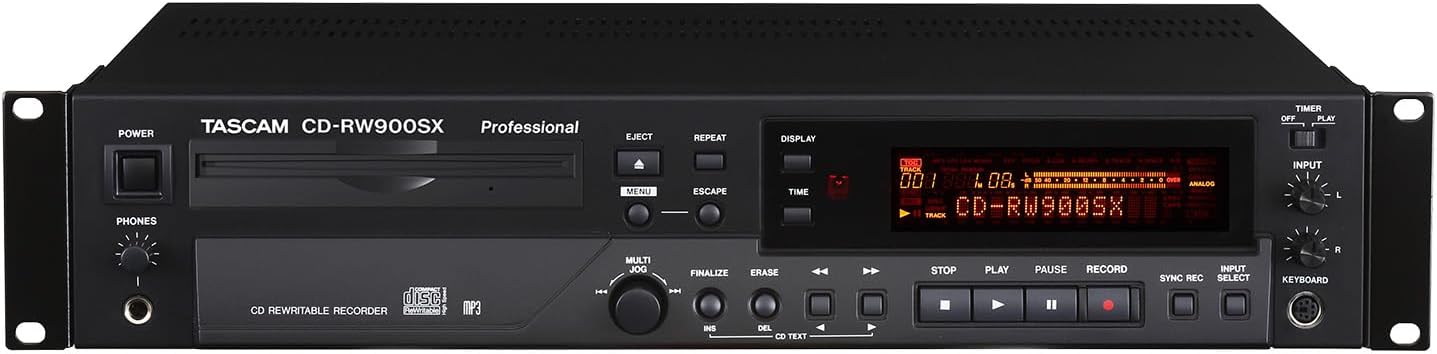Tascam Professional CD Recorder/Player (CDRW900SX)