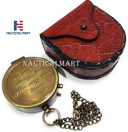Brújula de Latón NauticalMart con Estuche miniatura 2