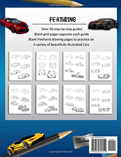 How To Draw Cars volume 2: A Step by Step Drawing Book for young artists and kids of all ages - Image 2