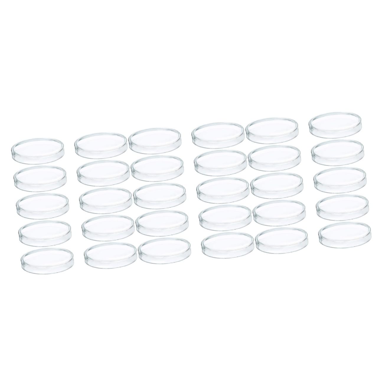 Cabilock 3sets Square Petri Dishes Lid Agar Plates for Mushrooms Tissue Culture Plate Lids Lab Equipment 10pcs*3