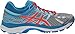 ASICS Women's Gel-Cumulus 17 Running Shoe, Silver/Hot Pink/Turquoise, 7.5 M US
