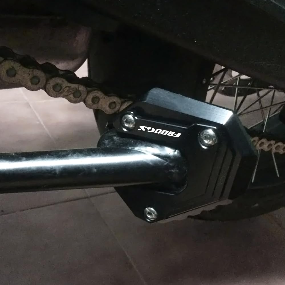 Compatibile con F800GS ADV F 800 GS Adventure F800 GS 2024 2025 accessori moto cavalletto laterale ingrandimento piede Piastra Supporto Laterale Estensione Cavalletto Moto (L (2024 – 2025)