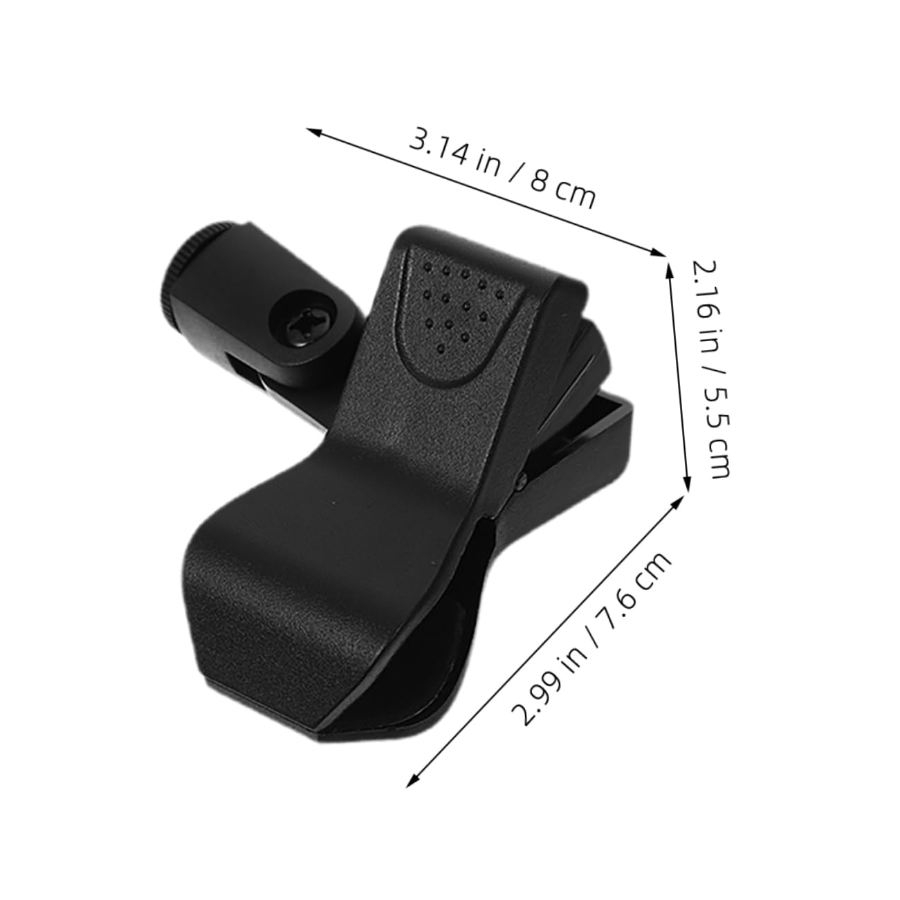 Angoily 10pcs Mic Holder for Desk Stand Secure Grip Design for Live Streaming and Conferences Portable Cable Clamp for Communication