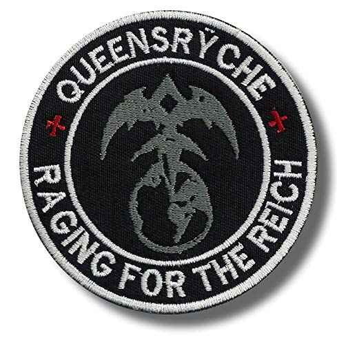 Queensryche Patch Badge Embroidered Iron on Applique