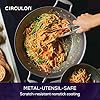 Circulon A1 Series w/ScratchDefense Nonstick Induction Wok with Lid, 14-Inch, Wok Pan with Lid, Graphite #3