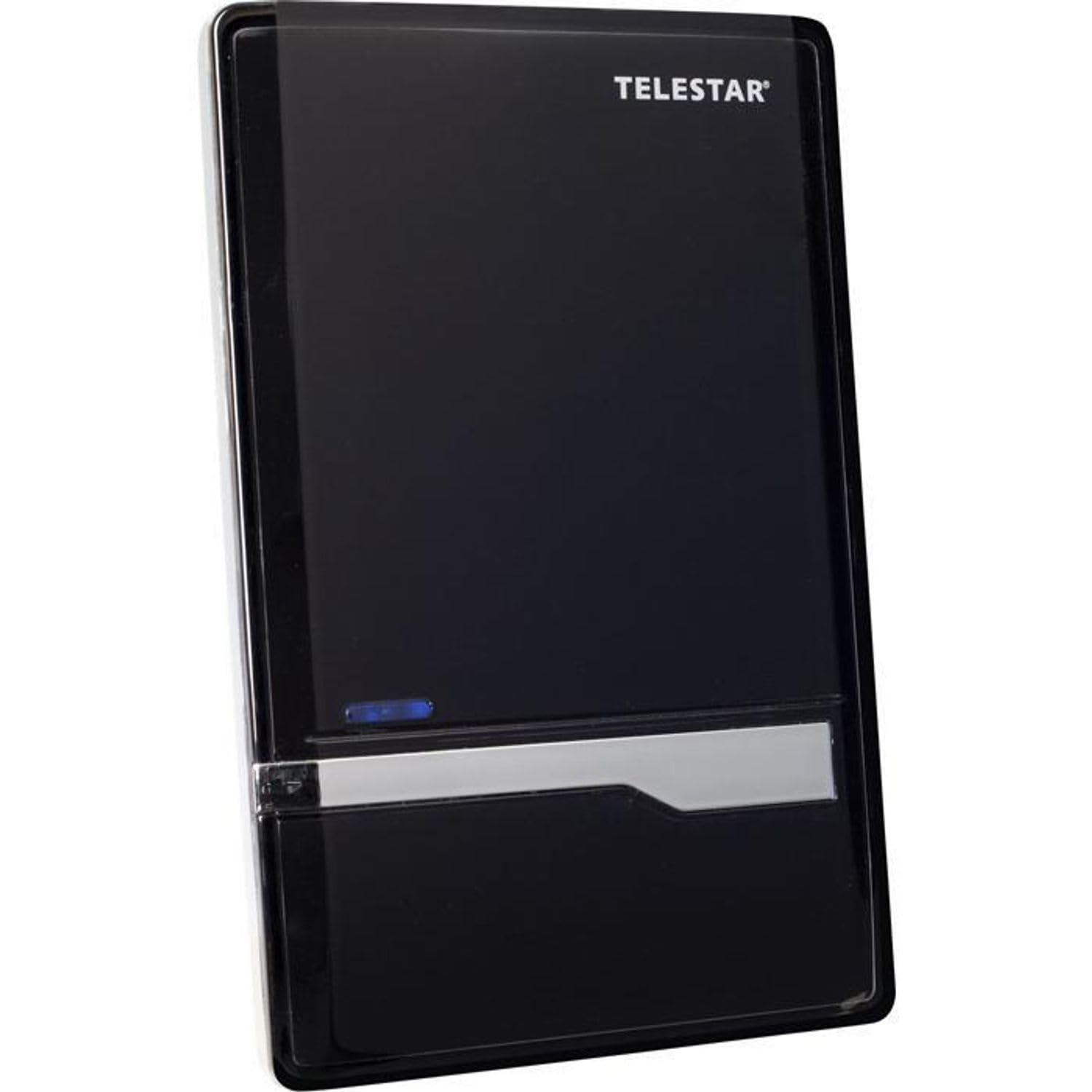TELESTAR Antenna 7 LTE – Aktive DVB-T2 Antenne (DVB-T/DVB-T2/UKW/DAB+, Full-HD, LTE Filter, Verstärkung bis zu 35 dB) – Schwarz