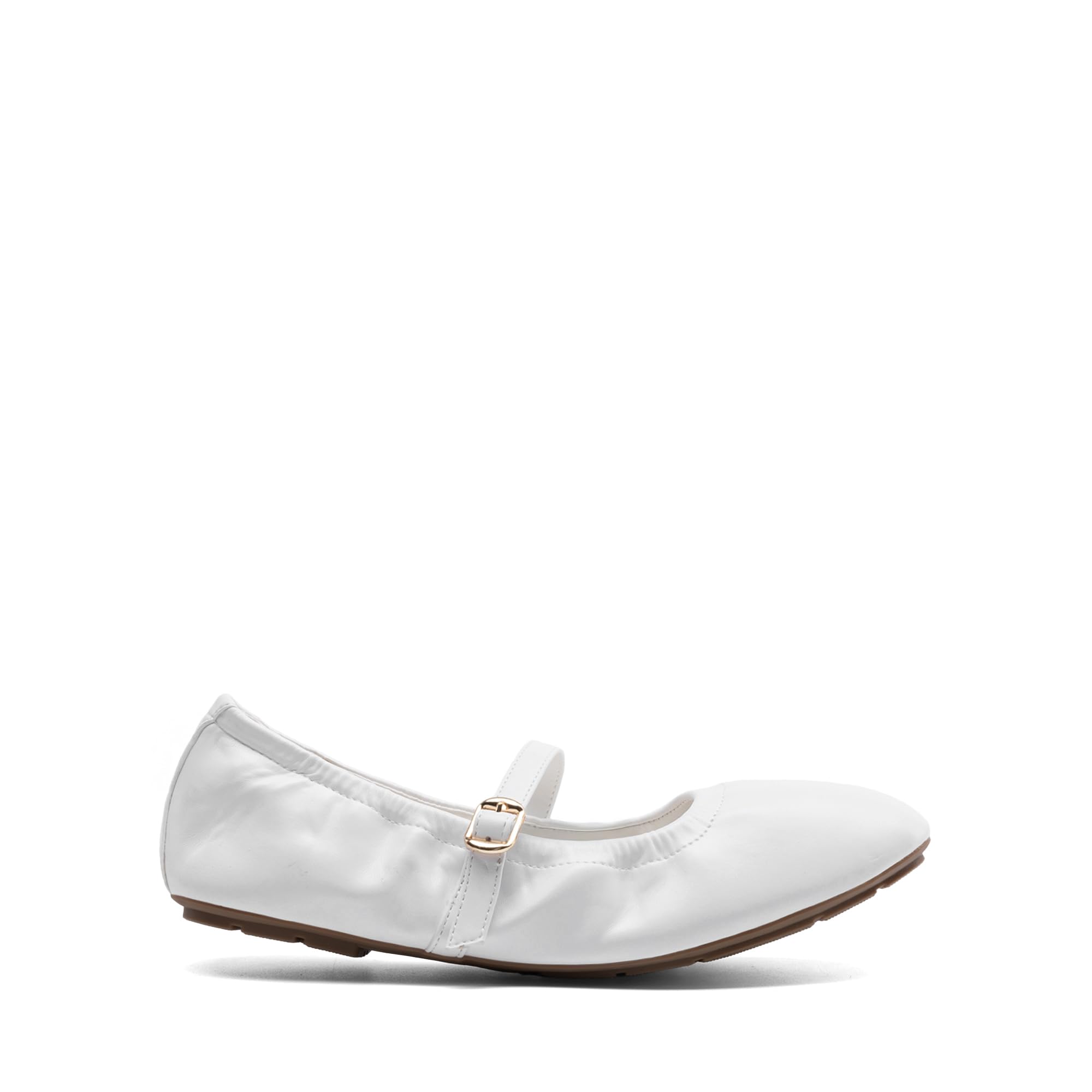 DREAM PAIRS Ballerines Femme Mary Jane Pliables Bout Carré Chaussures Plates Confortables pour Voyage et Usage Quotidien