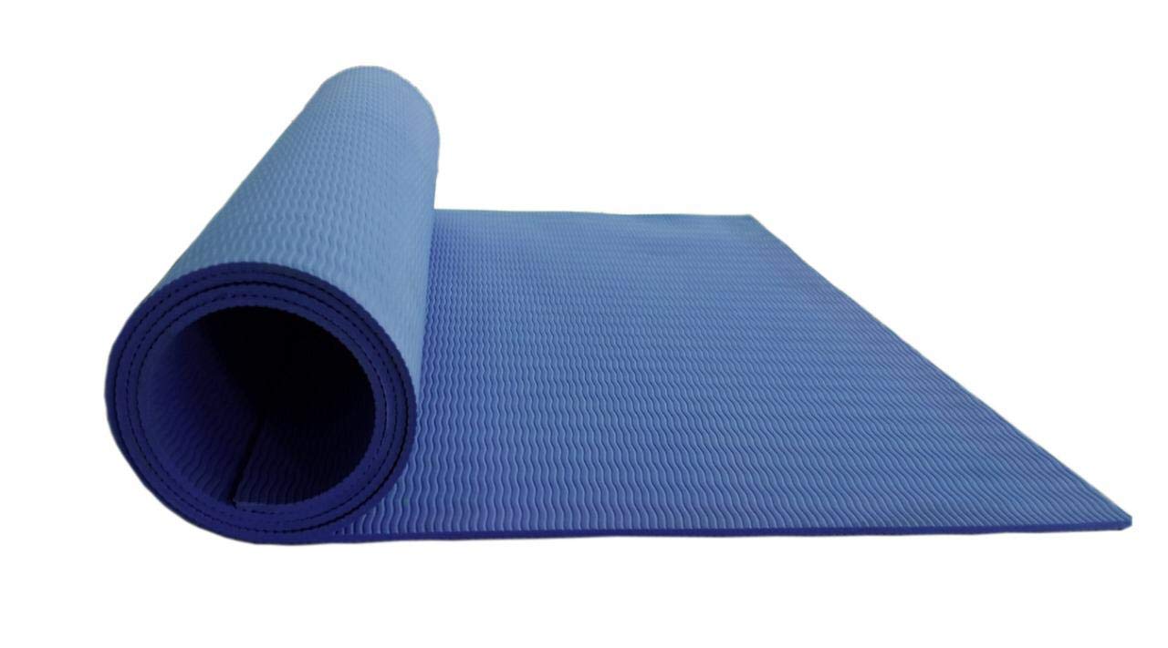 Bhuvan Handloom Furnishing Yoga Mat High Density, Anti-Slip Yoga mat for Gym Workout and Flooring Exercise Long Size. 4 mm Yoga Mat for Men & Women Fitness, Multicolor (Blue) (B08FXQPR18) Amazon Price History, Amazon Price Tracker