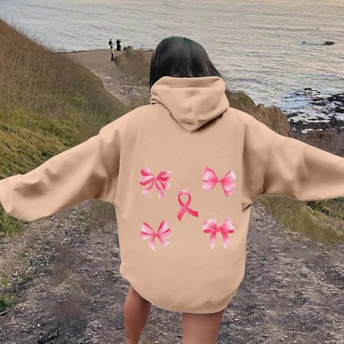 Pull surdimensionné Octobre Rose automne hiver chaud style décontracté