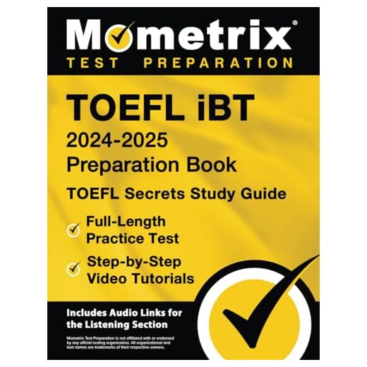 TOEFL iBT 2024-2025 Preparation Book: TOEFL Secrets Study Guide, Full-Length Practice Test, Step-by-Step Video Tutorials: [Includes Audio Links for the Listening Section]