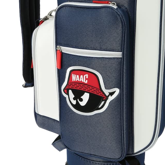 ワック　WAACゴルフキャディバッグ WAAC ワック エナメル 9.0型 キャディバッグ 072234800 カート