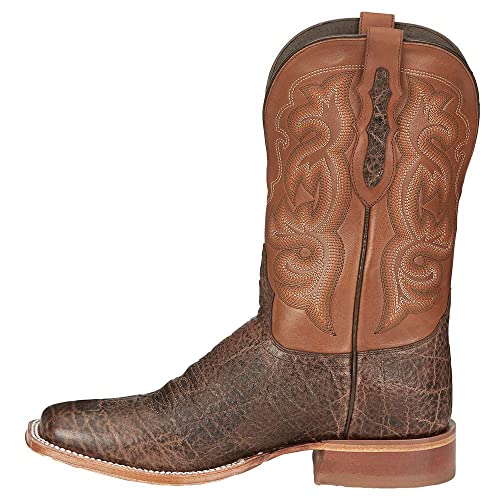 Tony Lama Men's 1911 Rowell Brown Safari 11" Cowboy Boot3