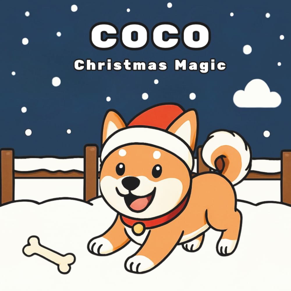 COCO – Christmas Magic: Celebrate the joy of Christmas with Coco, the lovable Shiba Inu – a coloring book for all ages