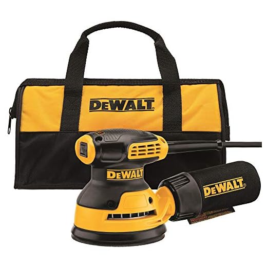 DEWALT 5-Inch Corded Orbital Sander Kit