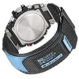 マジックテープ時計バンド for GST-W100G / GST-W300G / GST-400G / GST-W300 / GST-W330 / GST-B100 カシオの交換用ベルト ポーツスタイル ソフトナイロン製