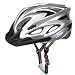 JBM Adult Cycling Bike Helmet Specialized for Mens Womens Safety Protection Red/Blue/Yellow (Silver, Adult)
