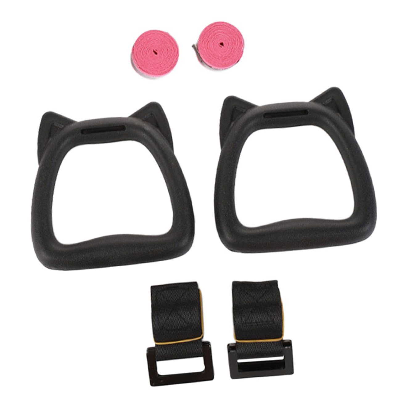 Toddmomy 1Set Pull Ring Stand Up Pull Rings for Safe Grip Design Versatile Training Tool for Easy to Hang Lightweight Portable for Home Gym Use