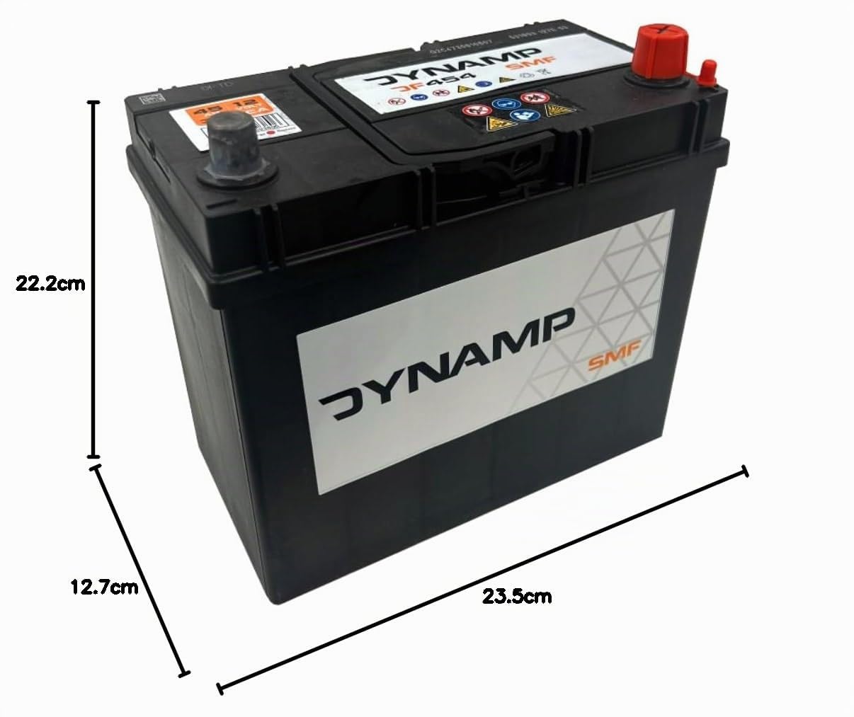 SMF DF454 Batterie 053 12V 45Ah 360CCA