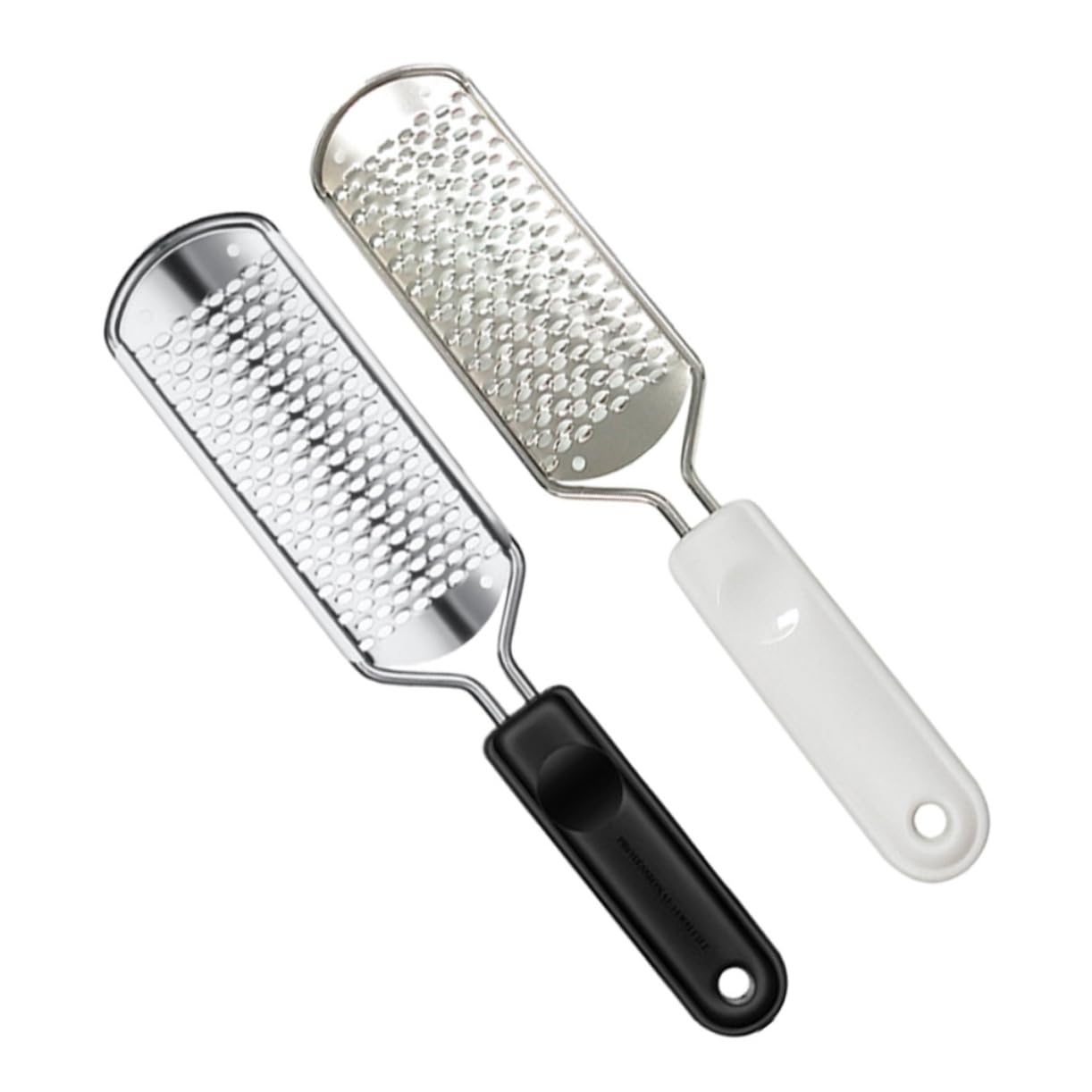 CLISPEED 2 Pcs Professional Foot Files Dual Sided Foot Scrapers for Removal Suitable for Wet and Dry Use Easy Hang Design