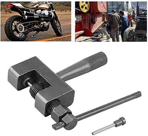 Motorcycle Chain Breaker, 3.5mm Alloy Motorbike Chain Splitter Extractor Tool, Chain Removal Breaker Drive Cutter Link Repair Tool Suitable for 428 520 525 528 530 Chain