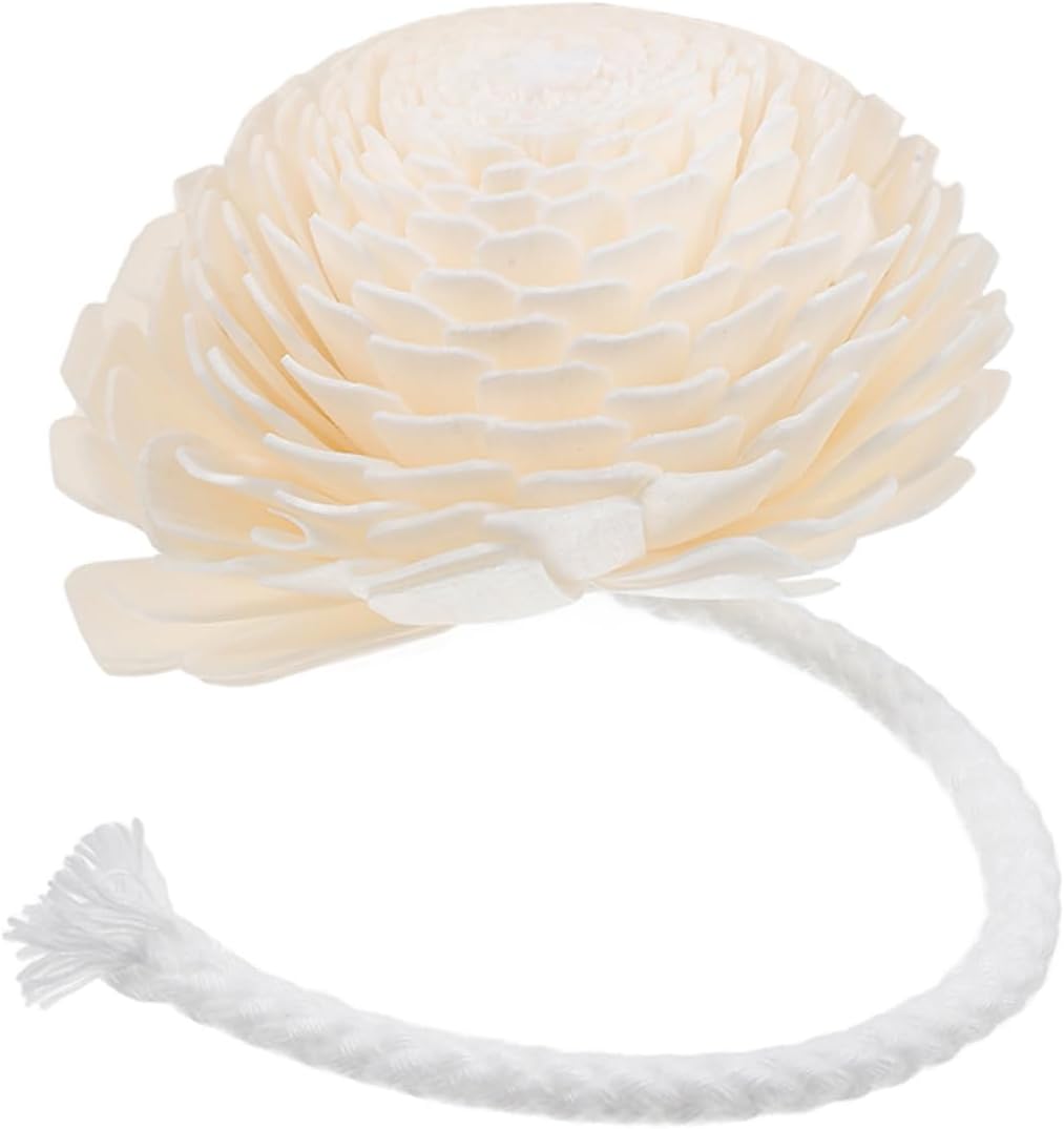 Faux Flower Fragrance Diffuser Replaceable Bendable Essential Oil Diffuser with Delicate Cotton Rope for Living Room Bedroom and Office Decor
