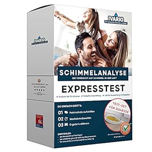 Schimmeltest – Exprestest voor thuis: de schimmeltest – incl. gemakkelijk te begrijpen handleiding (mogelijk niet…