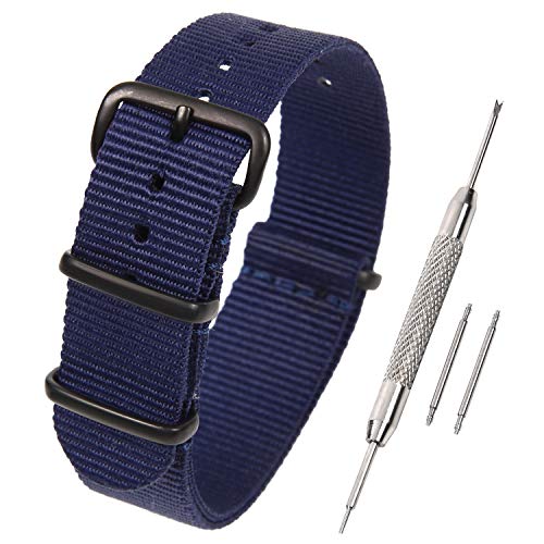 アクセサリー ネイビー 時計バンド 18mmの通販 価格比較 価格 Com