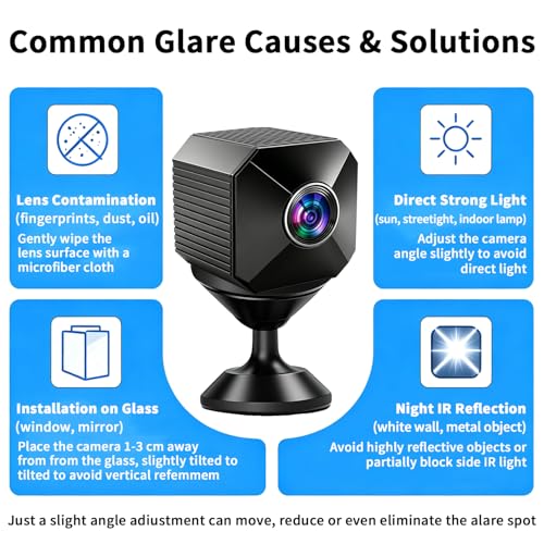 Image of Mini Camera - 2026 Upgraded 4K Mini Wireless Security Camera, Small WiFi Indoor Nanny Cam with No-Glow Night Vision, Motion Alerts, Rechargeable Battery, for Home /Office /Pet