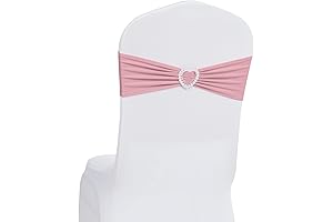 Elegant Spandex Chair Bows: Enhance Event Decor with Howhic's Chair Sashes