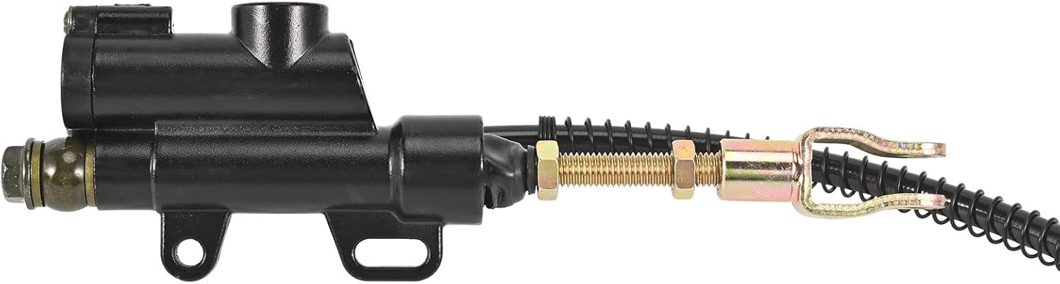 Trkimal Rear Disc Brake Master Cylinder Caliper With Replaced Disc Brake Pads for Chinese TaoTao 110cc Peace Motorsports Quad Coolster 3050HD ATV Kids Four Wheeler 50cc 70cc 90cc 110cc 125cc