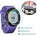 Poyiccot Screen Protector Compatible with Garmin Forerunner 45/45s, Screen Protector for Forerunner 45/45s Tempered Glass, High Definition 9H Hardness 2.5D [Anti Scratch][Bubble Free], 2pack