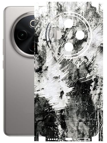 Image of AtOdds - Full Body Back Screen Guard Protector Film - Lamination Wrap Skin Sticker Compatible with VIVO T4 (5G) | Scratchproof Matte Finish (Messed)
