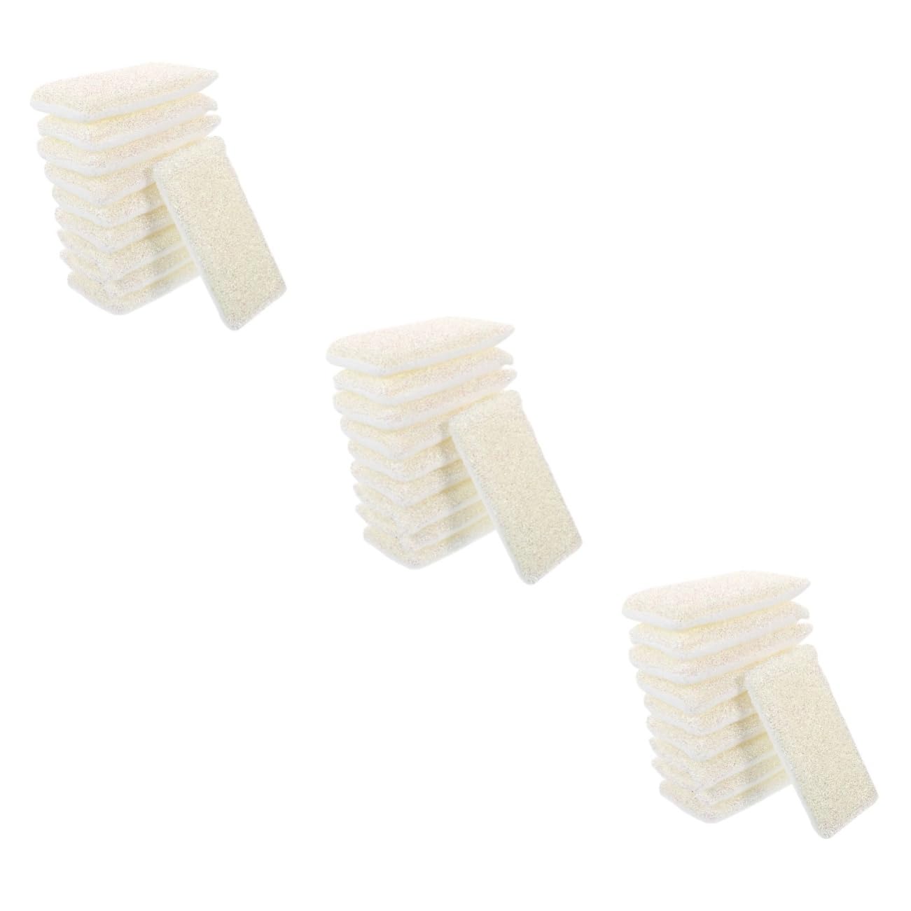 UKCOCO 3 Sätze Starker Schwamm Zweck Schrubben Groß Schwämme Abwaschen Mama Spülschwamm Topfreiniger Scheuerschwamm Töpfe Pfannen Sauber Peelingschwamm Spülschwämme Polyester 10 Stück * 3