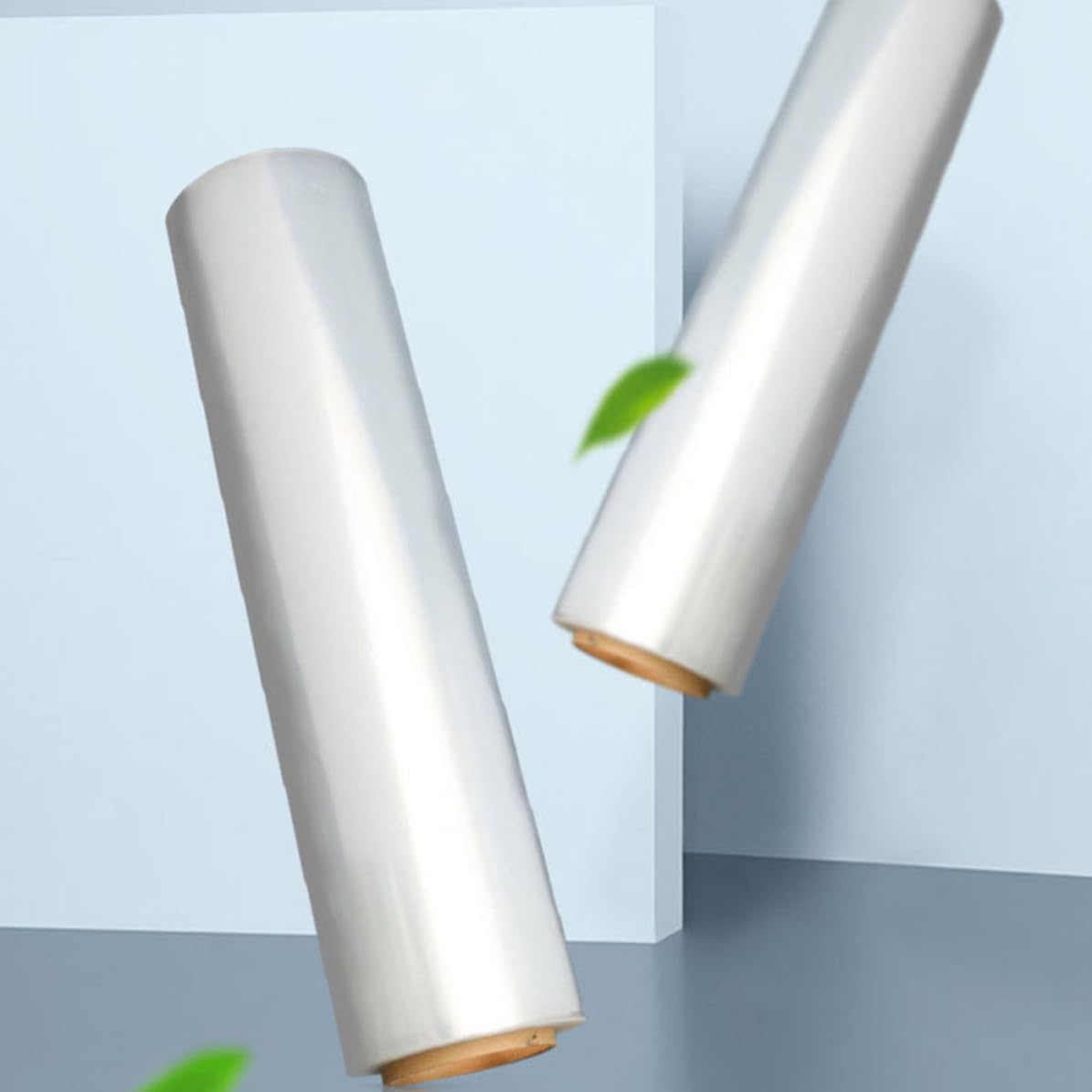 Transparente Stretchfolie 2mm Stärke 1 Rolle Lldpe Verpackungsmaterial Verschleißfest für Umzüge und Lagerhallen Stretchfolienverpackung