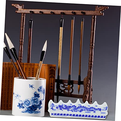 Support pour stylos de calligraphie en céramique fine jojofuny décorative
