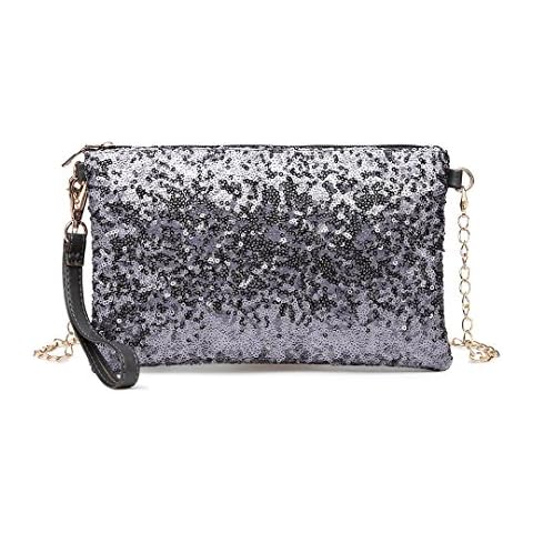 Miss Lulu Shining Sequins Evening Clutch Cover