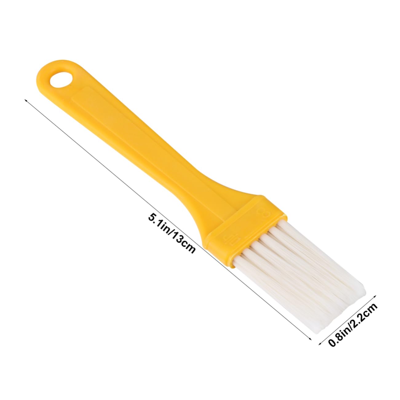 OUNONA 20pcs Plastic Basting Oil Brush for Barbecue and Baking Ergonomic Handle Food Grade Bristles for Precise Sauce Application and Heat Resistant Cooking Utensils