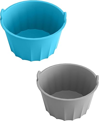 Miniatura 9 de 2 forros de olla de cocción lenta, accesorios reutilizables de silicona para olla de cocción lenta, apto para olla de cocción lenta redonda u