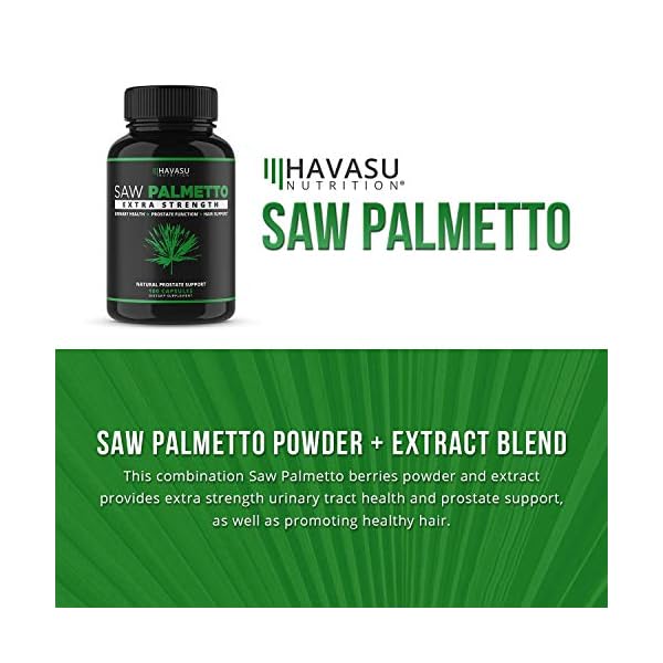 Saw Palmetto for Men Prostate Supplements | Prostate Support Supplement for Mens Health | Potent Saw Palmetto for DHT, Urinary and Prostate Health | Over 3 Month Supply Mens Prostate & Hair Vitamins