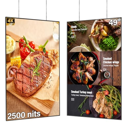 Image of 49inch Digital Signage Display, 4K 2500nits Brightness Digital Signage