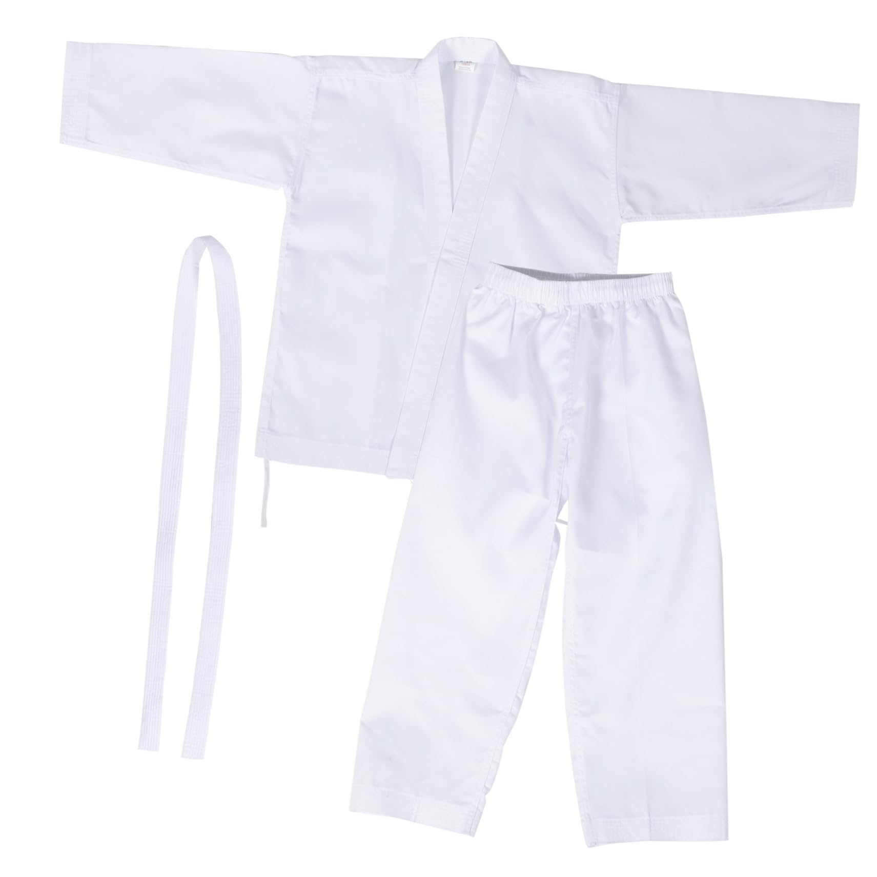 LIOOBO 1set Professional Karate Adult Boys and Girls Training Uniform Breathable Elastic Waistband Boys and Girls Karate Uniform