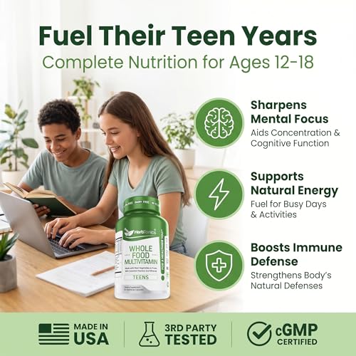 Herbtonics Whole Food Teen Multivitamin
