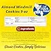 Lil Dutch Maid Almond Bar Cookies | 9 oz (Pack of 3) | Crunchy Windmill Shaped Gingerbread Flavored Snack Cookies