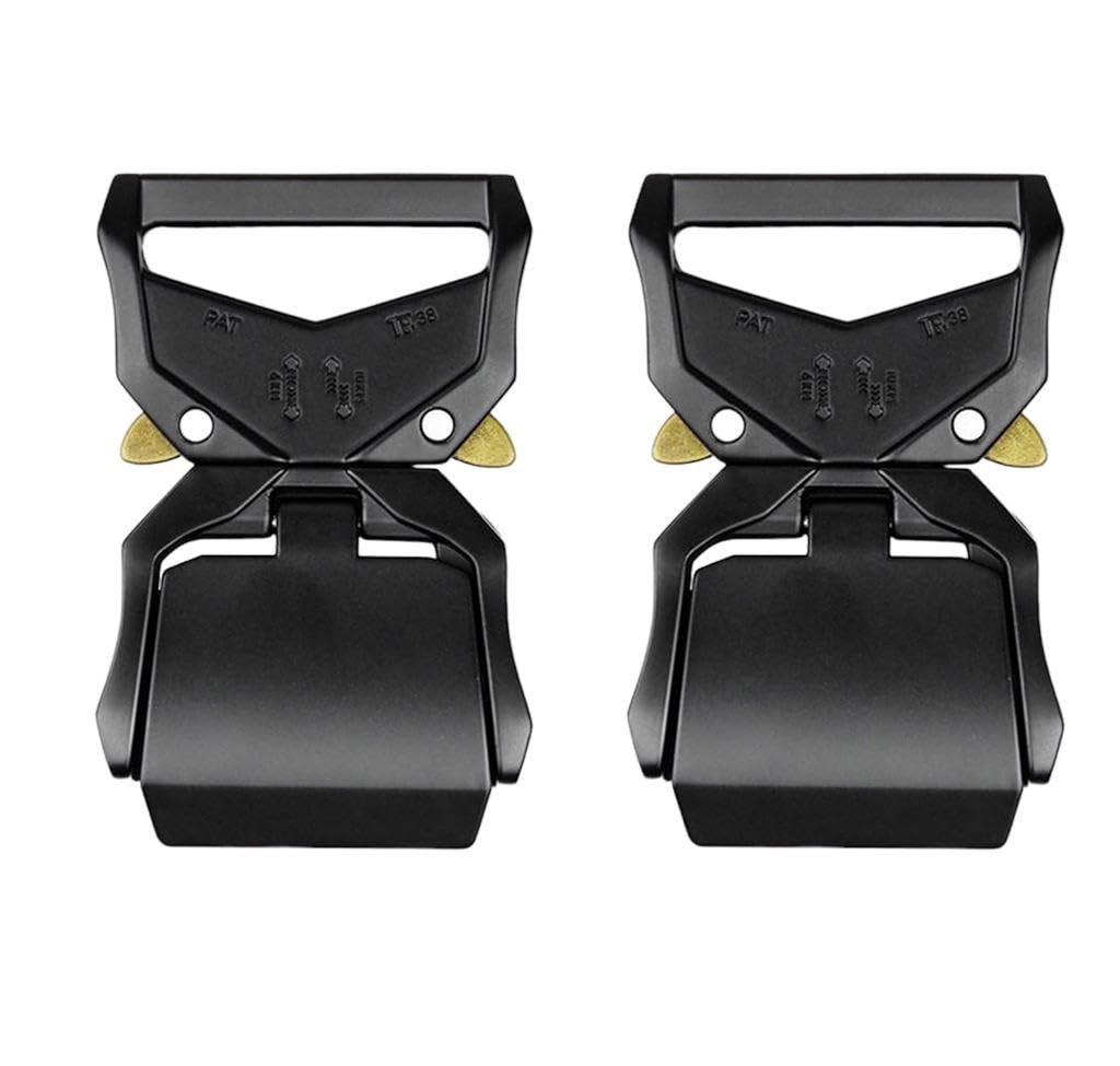 Gürtelschnalle 2er Set, 40mm Gürtelschnalle Herren, DIY Rucksack Taschen Gürtel Schnalle, Ersatz gürtelschnalle