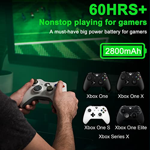 Rapthor 2800mAh Controller Battery Pack for Xbox One/Xbox Series X/Xbox One S/Xbox One X/Xbox One Elite, 4x2800 mAh… – Bild 7