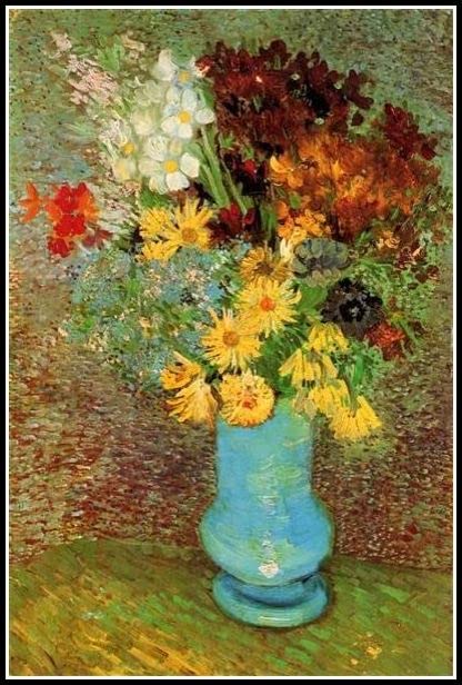 Amazon | ヒナギクとアネモネの花瓶 1887 フィンセント・ファン