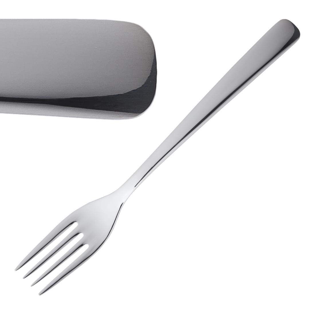 Elia Silver Virtu Dessert Forks (12 Pack)