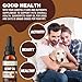 SUXHDRPURE Organic Hemp Oil for Dogs and Cats - Helps with Pain Anxiety Sleep Arthritis Seizures Stress Relief - Hip Joint Support - Pet Hemp Oil Drops Calming Treats 1-Pack